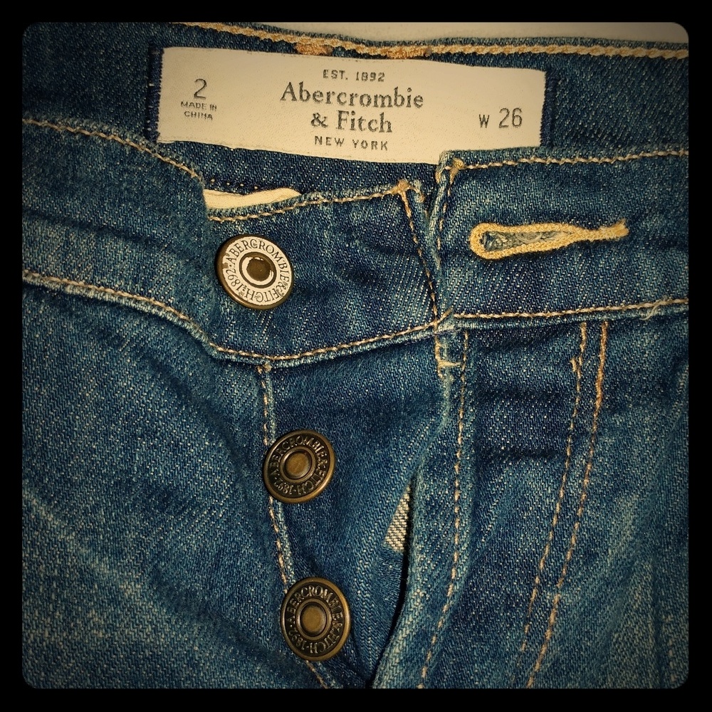 Abercrombie destroyed jeans